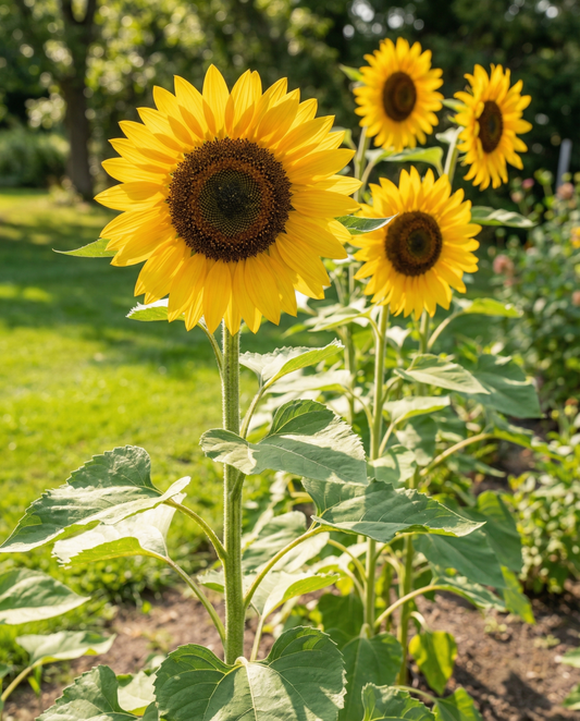 Girasol gigante Giganteus (Helianthus annuus) – semillas de flor anual de SeedsChoice