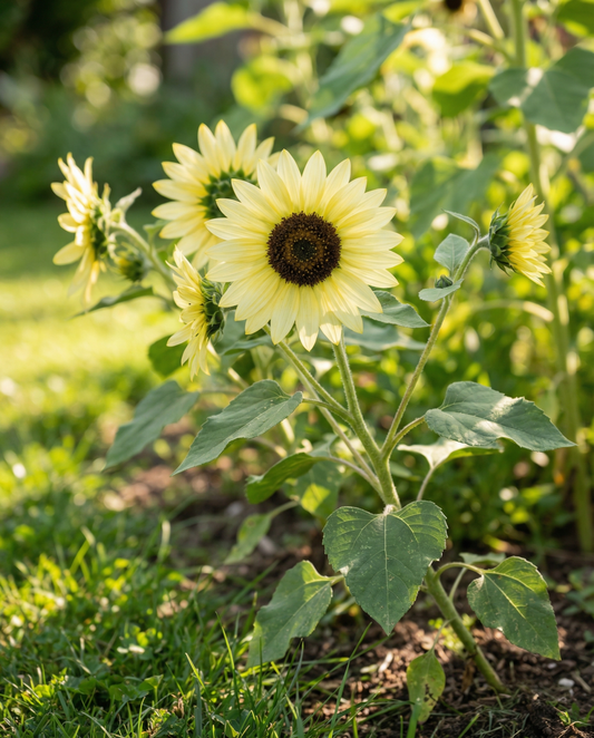 Girassol Moonwalker (Helianthus annuus) – sementes de flor anual da SeedsChoice