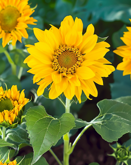 Sementes de girassol Pacino Helianthus annuus flor anual