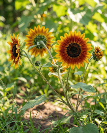 Girasol Ring Of Fire (Helianthus annuus) – semillas de flor anual de SeedsChoice