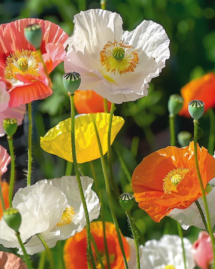 Semillas de amapola de Islandia Mix (Papaver nudicaule) – flor bienal