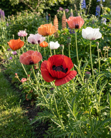 Mezcla de amapola oriental (Papaver orientale) – semillas de flores perennes de SeedsChoice