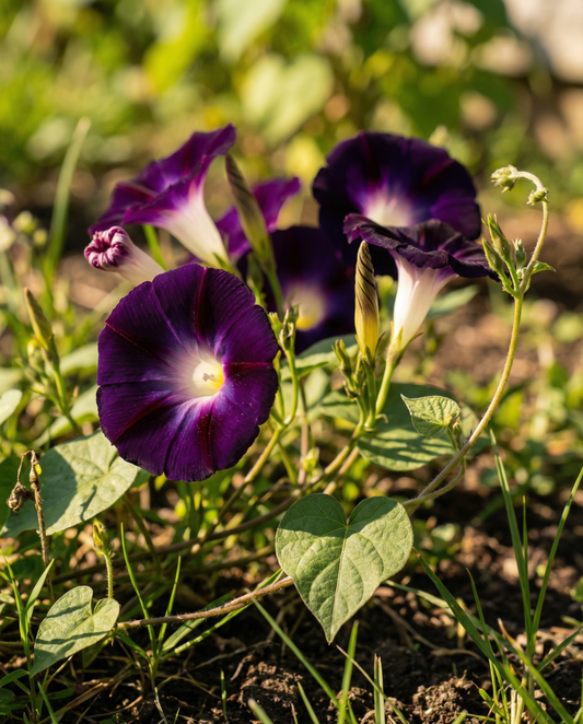 Knowlians Black Climber Dark Purple (Ipomoea purpurea) – sementes de trepadeira anual da SeedsChoice