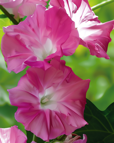 Semillas de trepadora de doble rosa Double Rose Climber Pink (Ipomoea tricolor) – trepadora anual