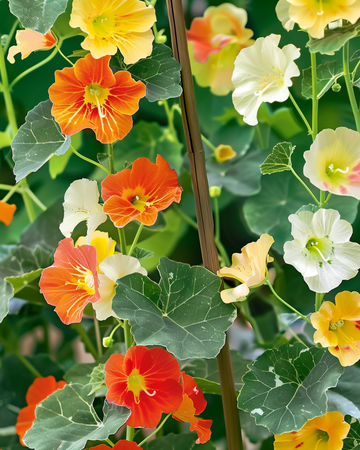 Semillas de capuchina trepadora Jewel Of Africa (Tropaeolum majus) – trepadora anual