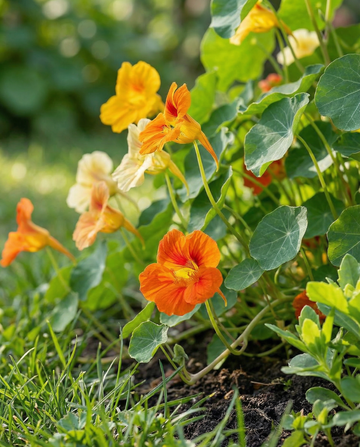 Capuchina trepadora Jewel Of Africa (Tropaeolum majus) – semillas anuales trepadoras de SeedsChoice