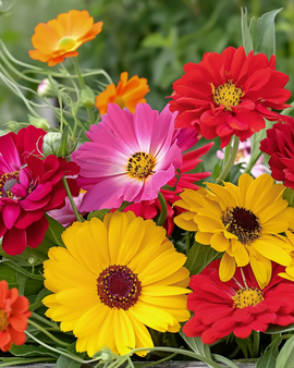 Picking Flowers Seeds Colourful Bouquet Mix Annual Cut Flowers