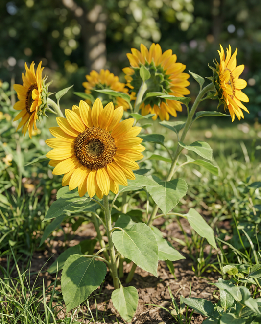 Girasol Sunlit Bouquet Mix 75cm (Helianthus annuus) – semillas de flor anual de SeedsChoice