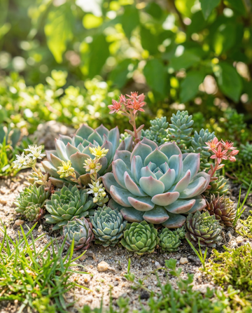 Succulent Mixed Succulents Indoor Collection – semillas de planta de interior perenne de SeedsChoice