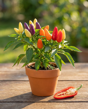 Pimiento ornamental enano mixto (Capsicum annuum) – semillas de verdura de SeedsChoice