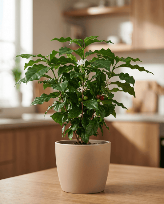 Café arábigo de interior (Coffea arabica) – semillas de planta de interior perenne de SeedsChoice