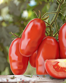 Sementes de tomate Super Roma Solanum lycopersicum — variedade anual