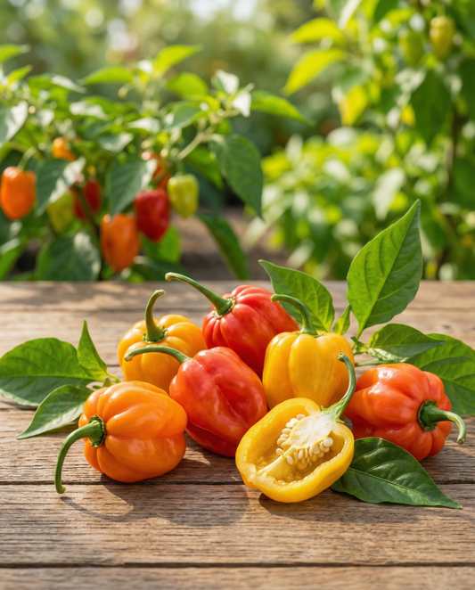 Mistura de Pimento Habanero (Capsicum chinense) – sementes de hortaliça anual da SeedsChoice