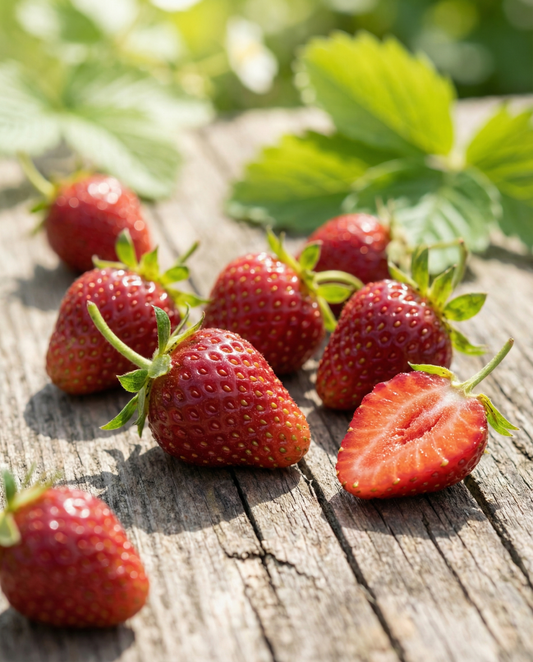 Alpine Strawberry Baron Von Solemacher Heirloom (Fragaria vesca) – sementes perenes da SeedsChoice