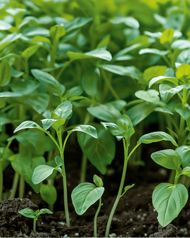 Lemon Basil Seeds Ocimum Basilicum Annual Microgreens Herb