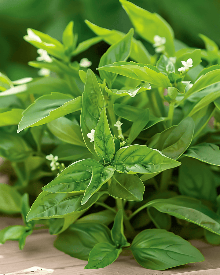 Sementes de manjericão-limão Citrus Aroma (Ocimum basilicum) – erva anual