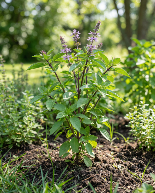 Cinnamon Basil Aromatic Leaf (Ocimum basilicum) – annual herb seeds from SeedsChoice