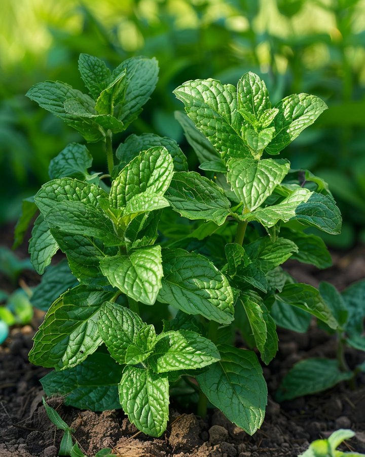 Sementes de hortelã-pimenta pelada (Mentha piperita) – erva perene
