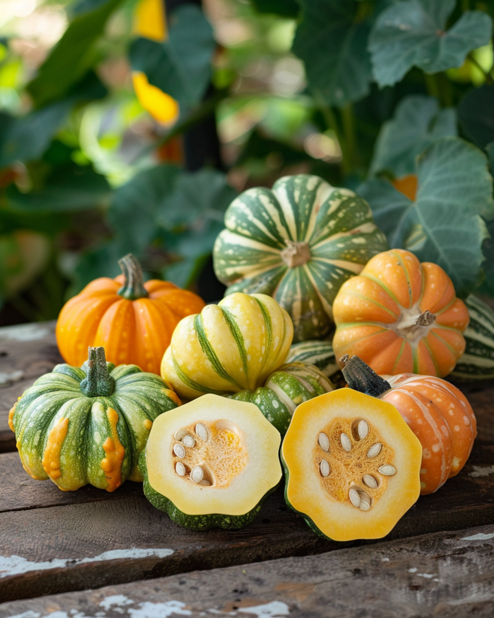 Semillas de Patisson Colour Scallopini (Cucurbita pepo) – mezcla anual