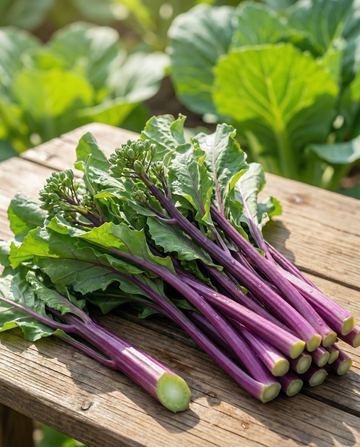 Hon Tsai Tai Purple Stems (Brassica rapa) – semillas anuales de SeedsChoice