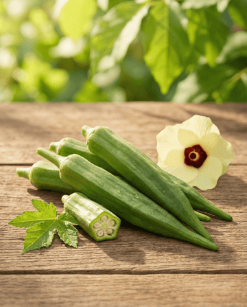 Semillas de okra Clemson Spineless Heirloom (Abelmoschus esculentus) – semillas de hortaliza anual de SeedsChoice