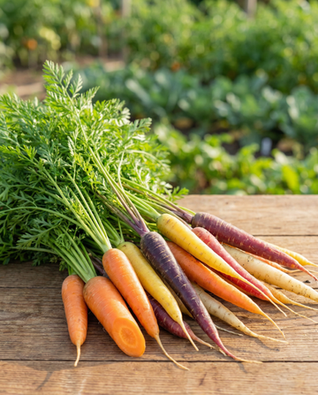 Zanahoria en cinta Rainbow Mix (Daucus carota) – semillas anuales en cinta de siembra de SeedsChoice