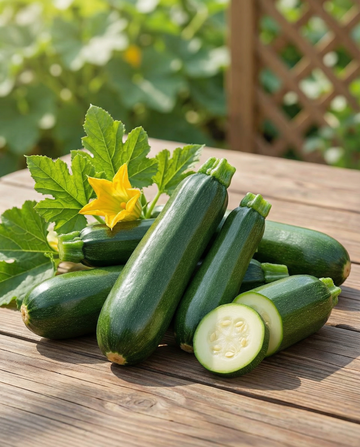 Calabacín mini Patio Star F1 (Cucurbita pepo) – semillas de hortaliza anual de SeedsChoice