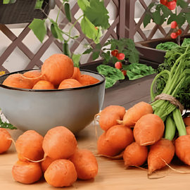 Sementes de Cenoura Paris Market 4 Daucus Carota Anual