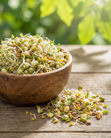 Mezcla para ensalada germinada (Lactuca sativa) – semillas orgánicas anuales para germinar de SeedsChoice