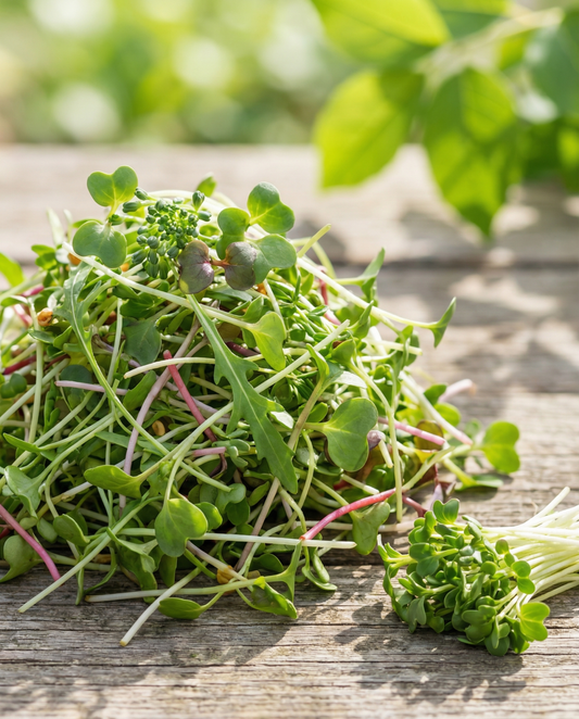 Mezcla picante para germinados (Lactuca sativa) – semillas orgánicas anuales para germinar de SeedsChoice