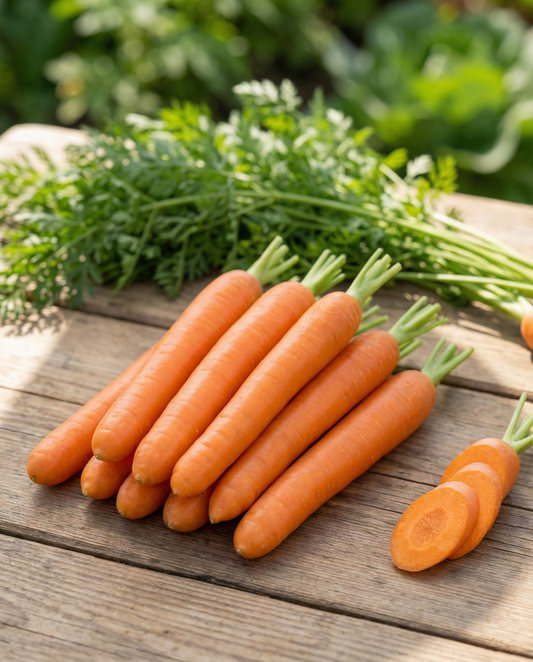 Cenouras Nantes 2 Pelleted (Daucus carota) – sementes de vegetal anual da SeedsChoice