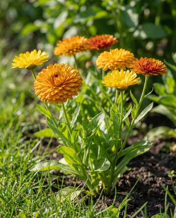 Doppia Fiesta Multicolor (Calendula officinalis) – semillas anuales de SeedsChoice