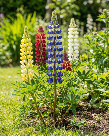 Lupino Multicolor 120cm (Lupinus hartwegii) – semillas de mezcla perenne de SeedsChoice