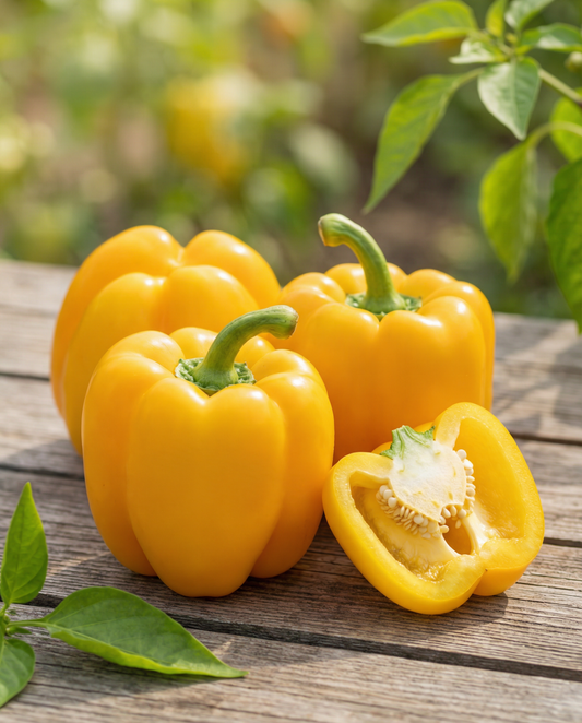 Sweet Pepper Giallo D Asti Yellow (Capsicum annuum) – vegetable seeds from SeedsChoice
