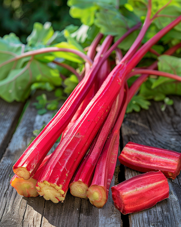 Sementes de ruibarbo (Rheum rhabarbarum) – legume perene