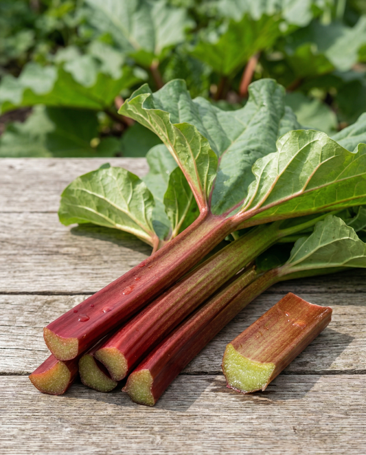 Ruibarbo (Rheum rhabarbarum) – sementes de legume perene da SeedsChoice