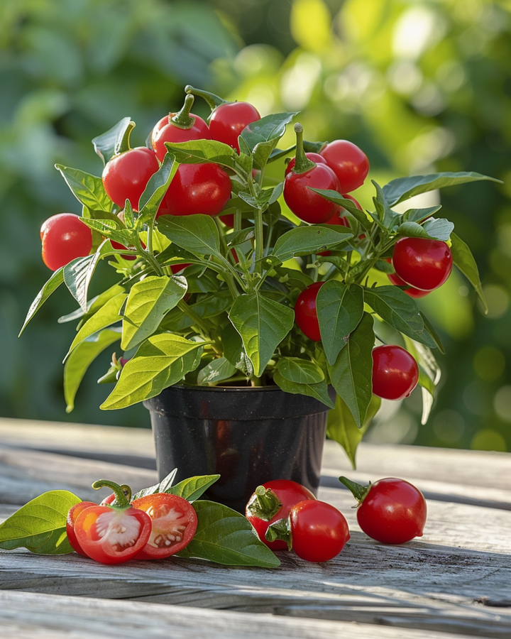 Sementes de pimento quente Calabrese Compact (Capsicum annuum) – hortaliça