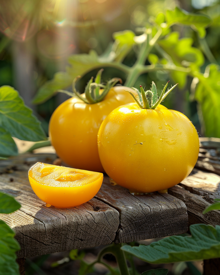 Semillas de tomate amarillo Golden Boy F1 Hybrid (Solanum lycopersicum) – hortaliza