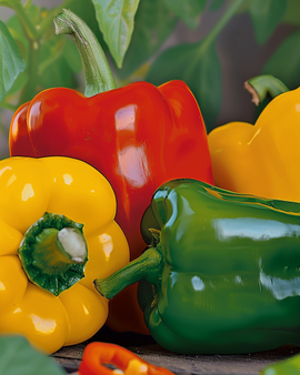 Semillas de pimiento Mix, Capsicum Annuum, mezcla de tres colores