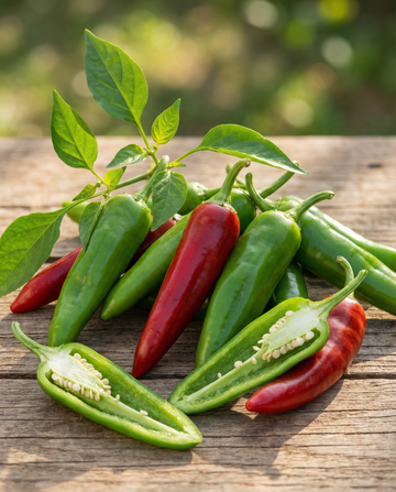 Friggitello Pepper Early (Capsicum annuum) – sementes de hortícolas da SeedsChoice