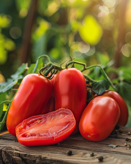 Sementes de tomate San Marzano Solanum lycopersicum — variedade anual