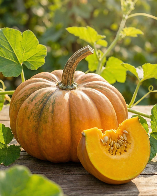 Abóbora Round Padana (Cucurbita maxima) – sementes anuais de hortaliça da SeedsChoice