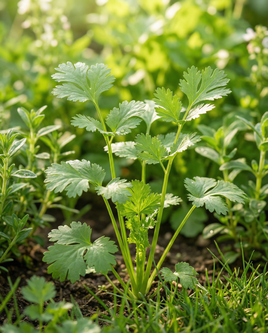 Cilantro (Coriandrum sativum) – semillas de hierba anual de SeedsChoice