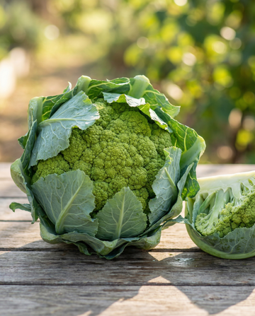Couve-flor verde Cavolfiore Verde Di Macerata (Brassica oleracea) – sementes de hortícola da SeedsChoice