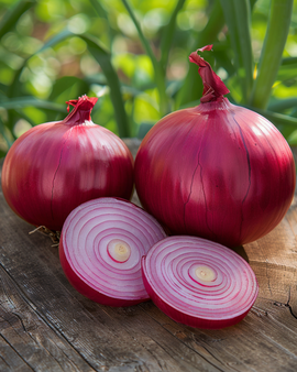 Sementes de Cebola Allium cepa Variedade Vermelha Cipolla Genova Early