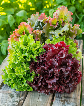 Semillas de lechuga Lactuca sativa mezcla para ensalada variedad Mixicanza