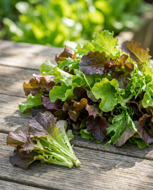 Lechuga Cut And Come Again Mix (Lactuca sativa) – semillas de hortaliza de SeedsChoice