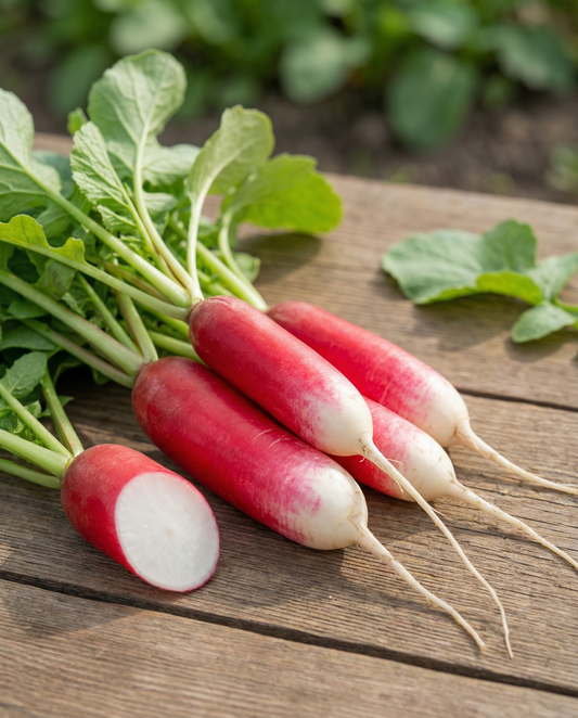 Rabanete Flamboyant 3 (Raphanus sativus) – sementes vegetais da SeedsChoice