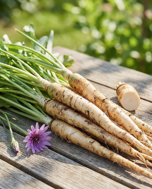 White Salsify (Tragopogon porrifolius) – vegetable seeds from SeedsChoice