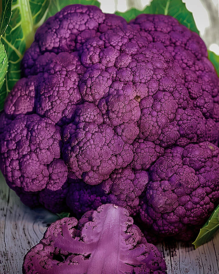 Sementes de couve-flor Sicily Violetto precoce (Brassica oleracea) – hortícola